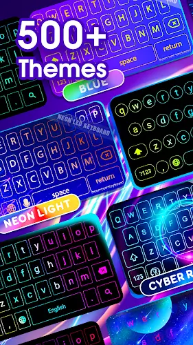 Neon LED Keyboard - 디자인키보드 스크린샷 0