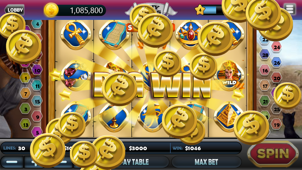 Huge Vegas Lucky Casino Slots Games Schermafbeelding 1