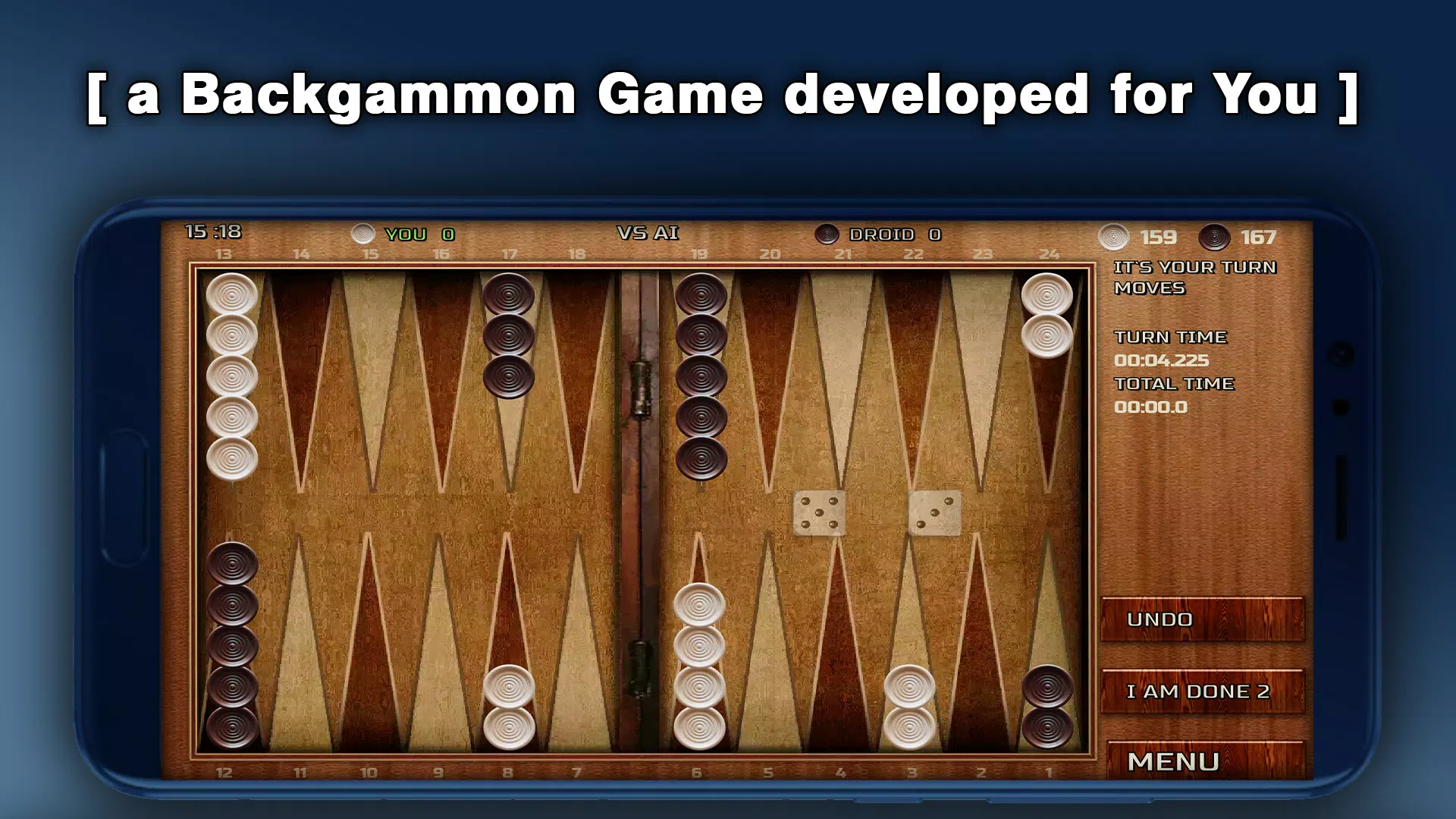 Schermata Backgammon - 18 Board Games 0