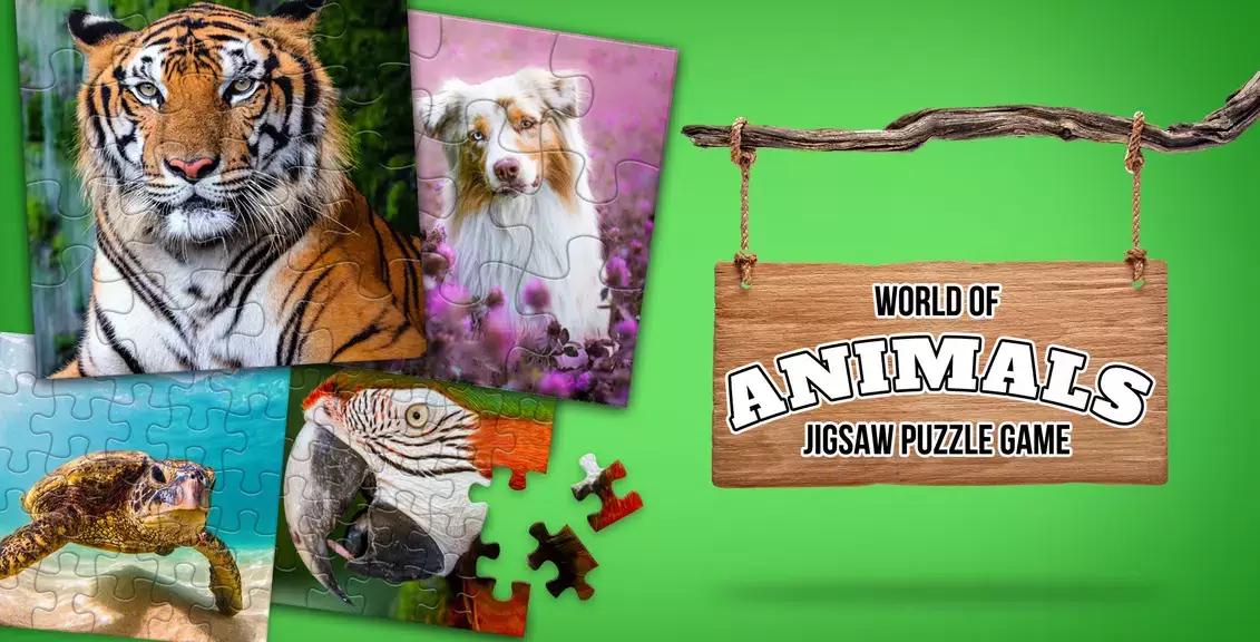 Animal puzzle games offline ภาพหน้าจอ 0