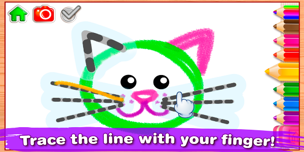 Bini Drawing for Kids Games Ảnh chụp màn hình 2