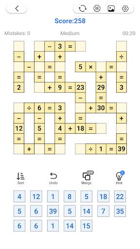 Math Number: Cross Math Puzzle Zrzut ekranu 3