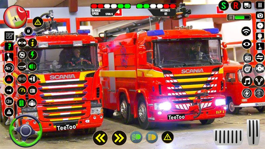 Police Ambulance Fire Truck Скриншот 1