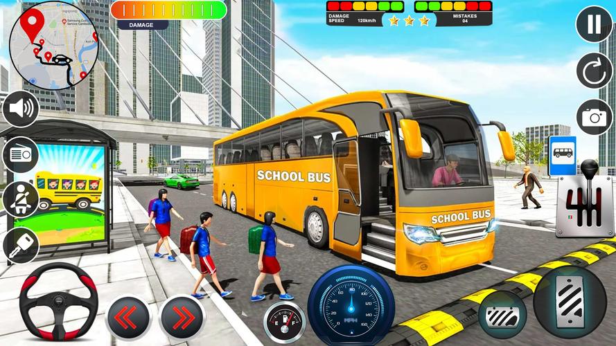 School Bus Simulator Bus Games Скриншот 2