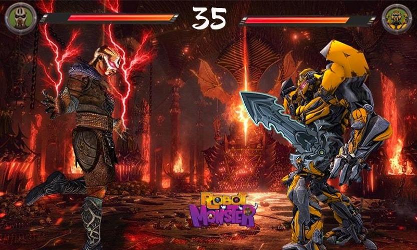 Monster vs Robot Extreme Fight Captura de pantalla 1