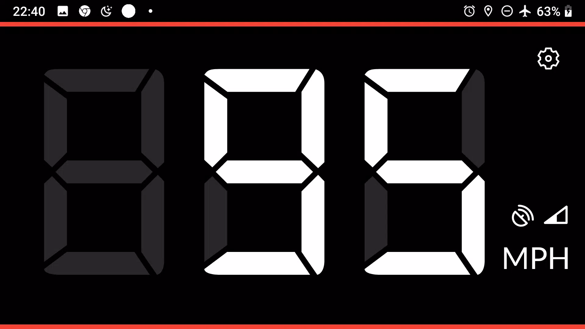 GPS Speedometer ภาพหน้าจอ 1