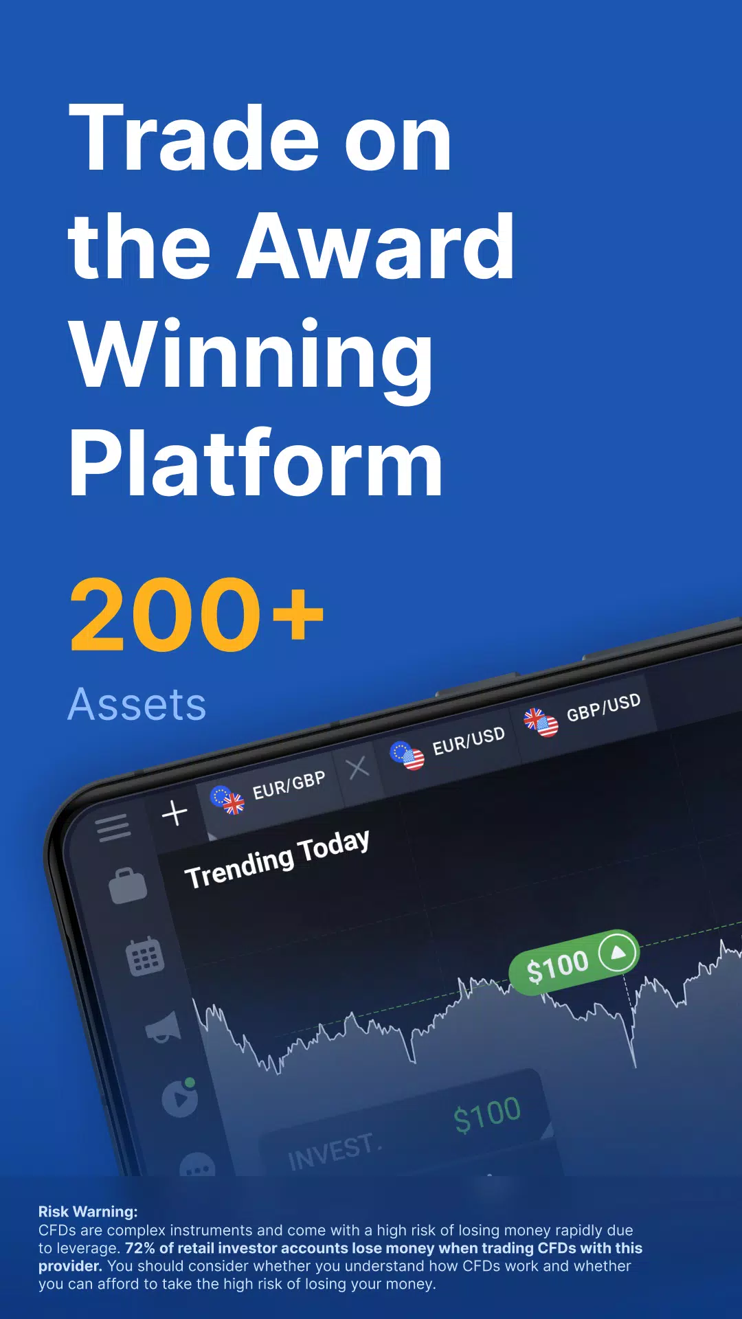 IQ Option – Plataforma Trading Captura de pantalla 1