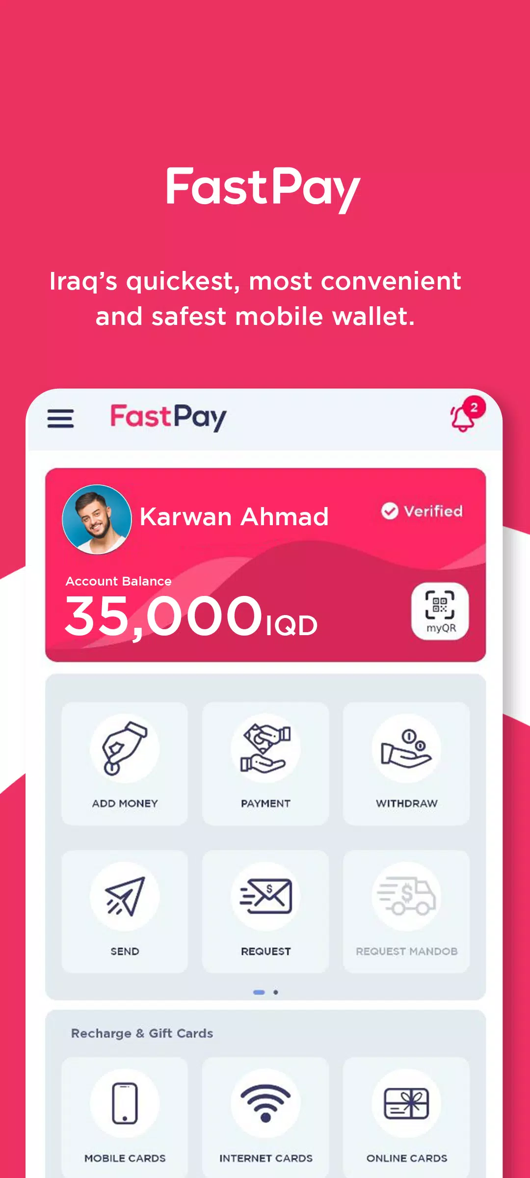 FastPay Wallet ဖန်သားပြင်ဓာတ်ပုံ 0