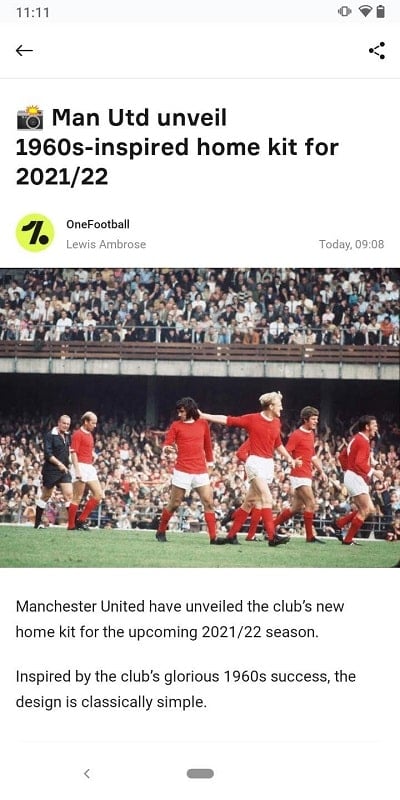 OneFootball Resultados Futebol Captura de tela 3