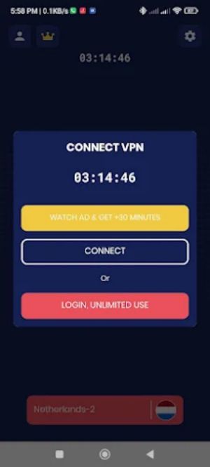 IRSPEEDY VPN Fast & Private 螢幕截圖 1