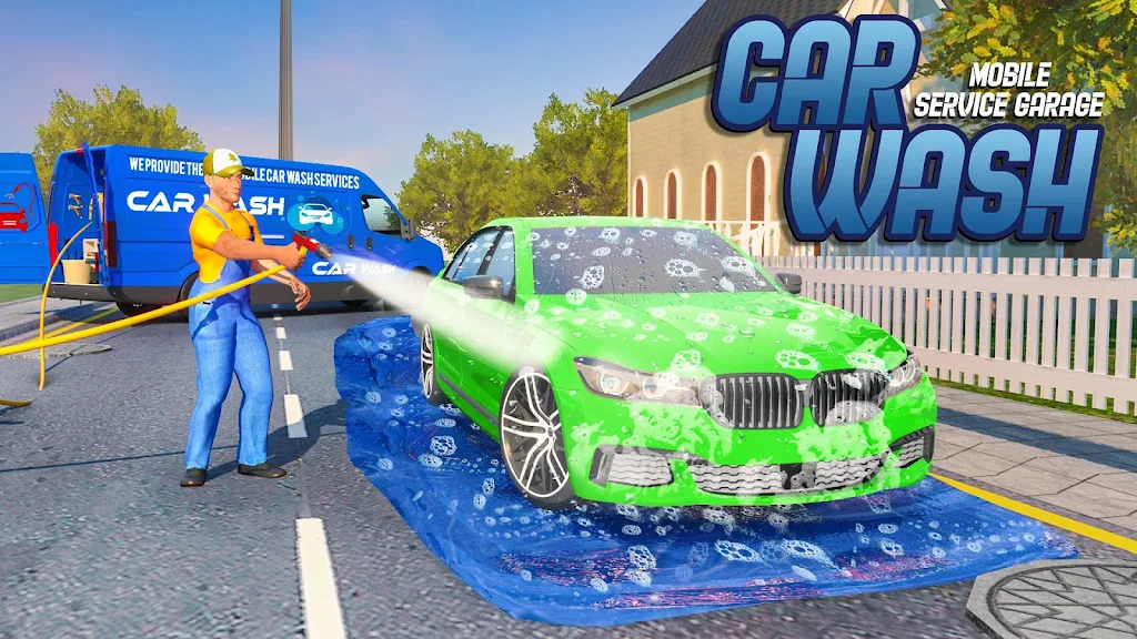 Mobile Car Wash: Car Games 3d ภาพหน้าจอ 1