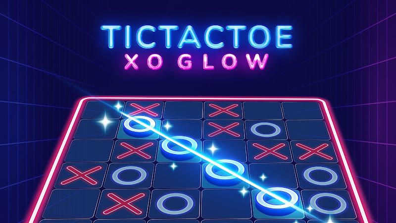 Tic Tac Toe - XO Glow 螢幕截圖 0