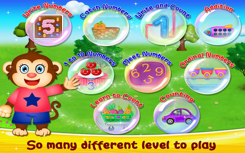 Baby Numbers Learning Game ภาพหน้าจอ 1