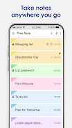 Notes - Color Notepad ဖန်သားပြင်ဓာတ်ပုံ 0