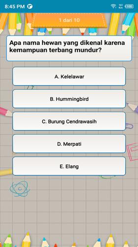 QuizZ : Kuis Indonesia 螢幕截圖 3