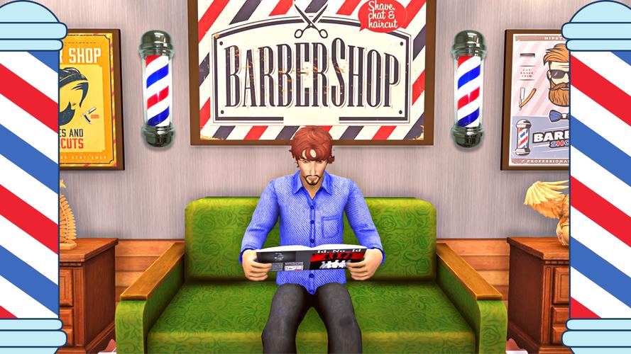 Real Barber Haircutting Shop Screenshot 0