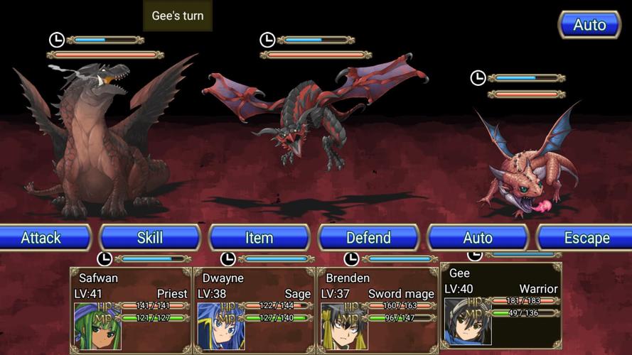Dungeon RPG ဖန်သားပြင်ဓာတ်ပုံ 0