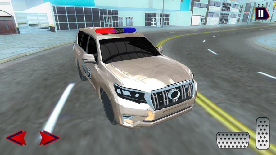 US Police Prado: City Car Captura de tela 1