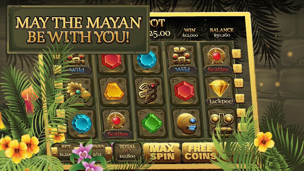 Mayan Ruins Slots Capture d'écran 1