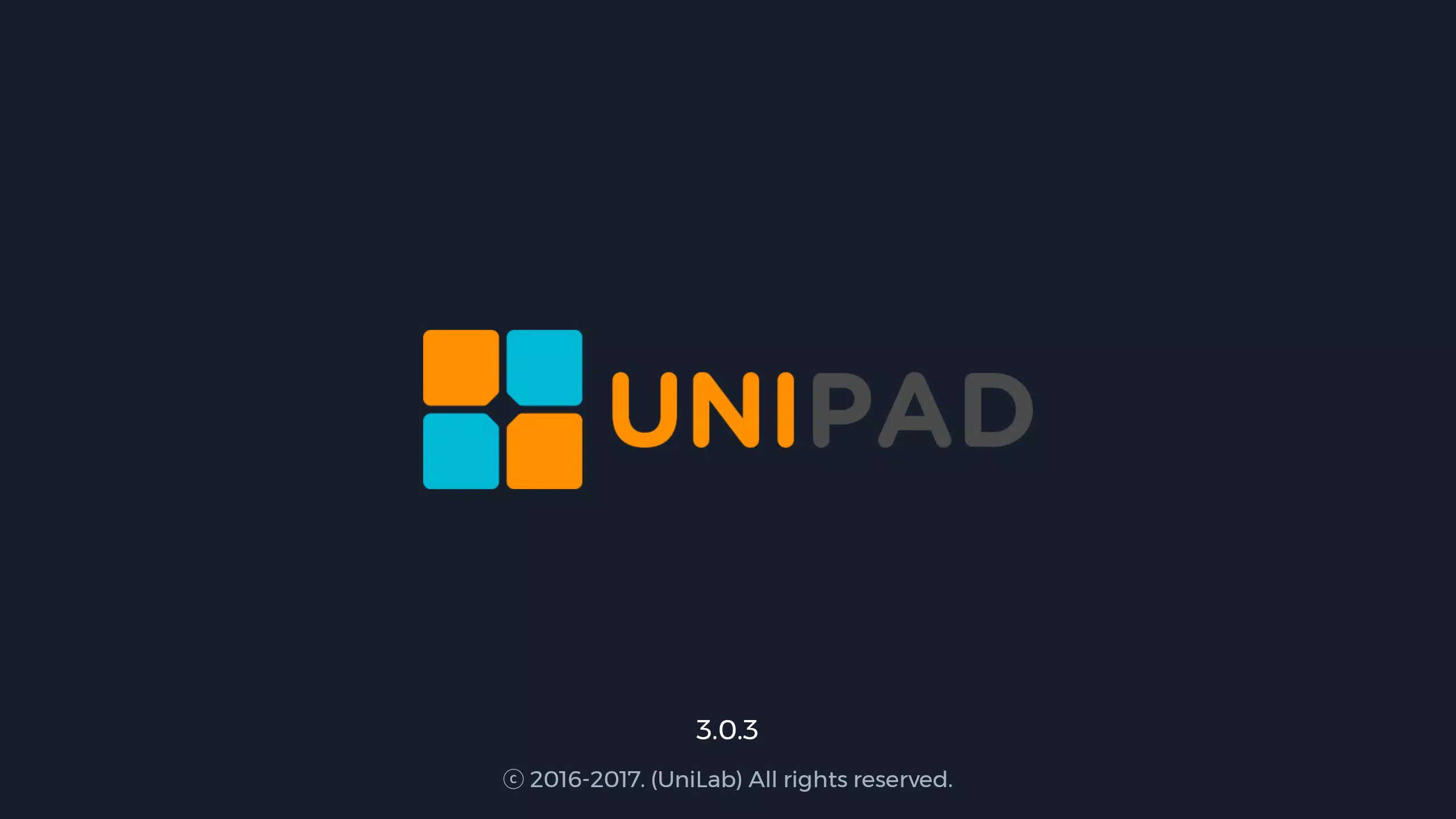 Schermata UniPad 0