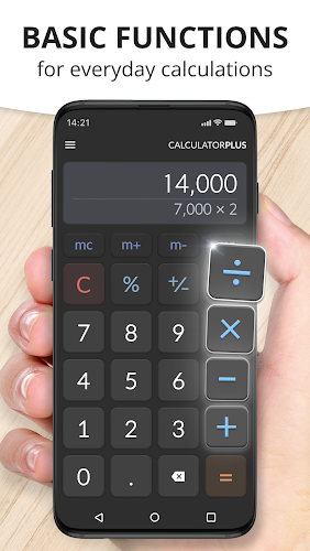 Calculator Plus with History Screenshot 1