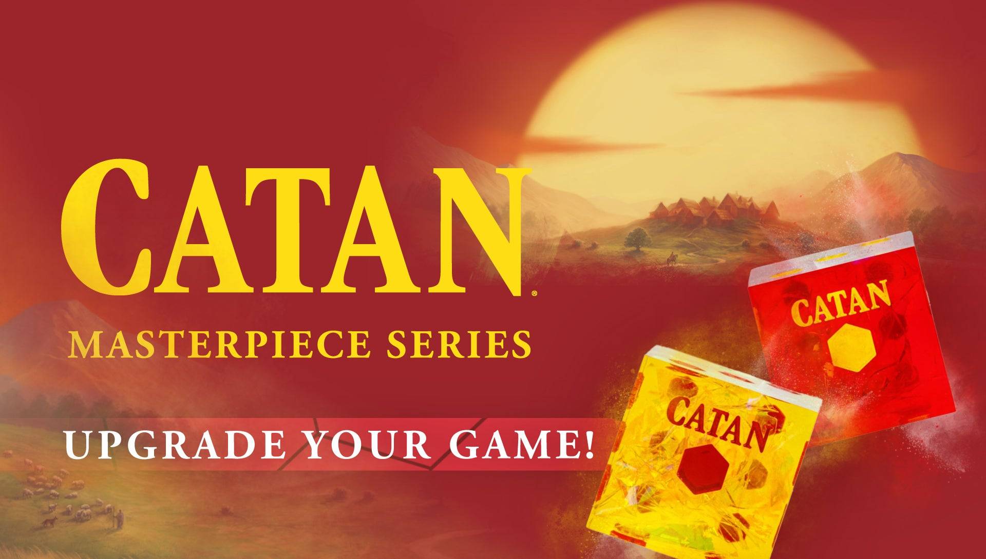 Apoie a série Catan Masterpiece no Kickstarter para atualizar sua placa