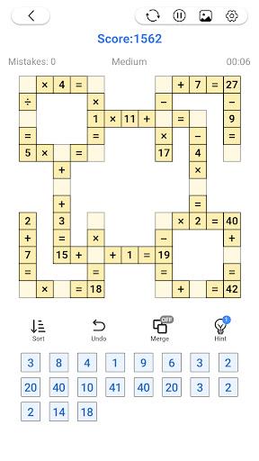 Math Number: Cross Math Puzzle Screenshot 2