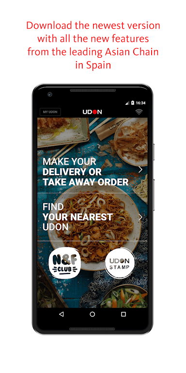 UDON – Delivery and Take Away Schermafbeelding 0