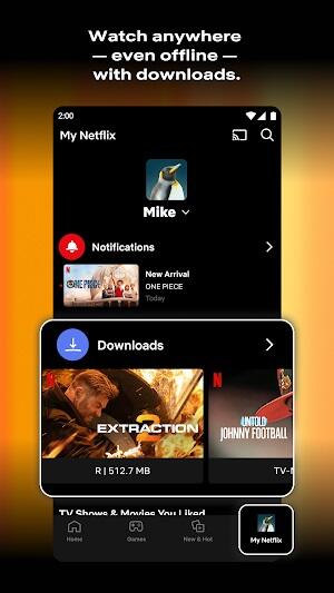 Netflix pag-download ng mod apk