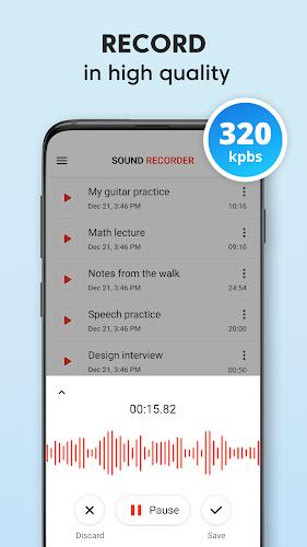 Sound Recorder Plus: Voice Rec স্ক্রিনশট 1