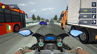 Endless Moto Traffic Racer 3D Capture d'écran 1