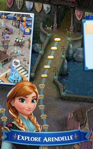 Disney Frozen Free Fall Games Tangkapan skrin 3