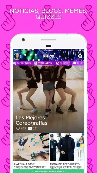 K-Pop Amino en Español स्क्रीनशॉट 0