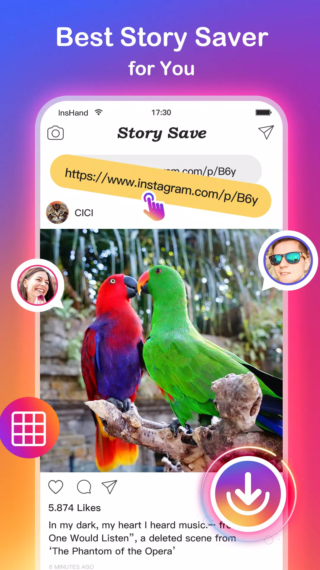 SaveIG for Instagram - Save videos reels photos Zrzut ekranu 0