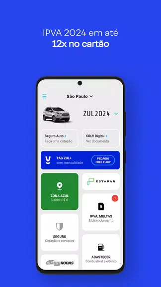 Zul+ Zona Azul SP, IPVA, Tag + स्क्रीनशॉट 0