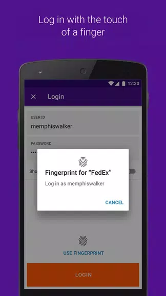 FedEx Mobile ဖန်သားပြင်ဓာတ်ပုံ 3