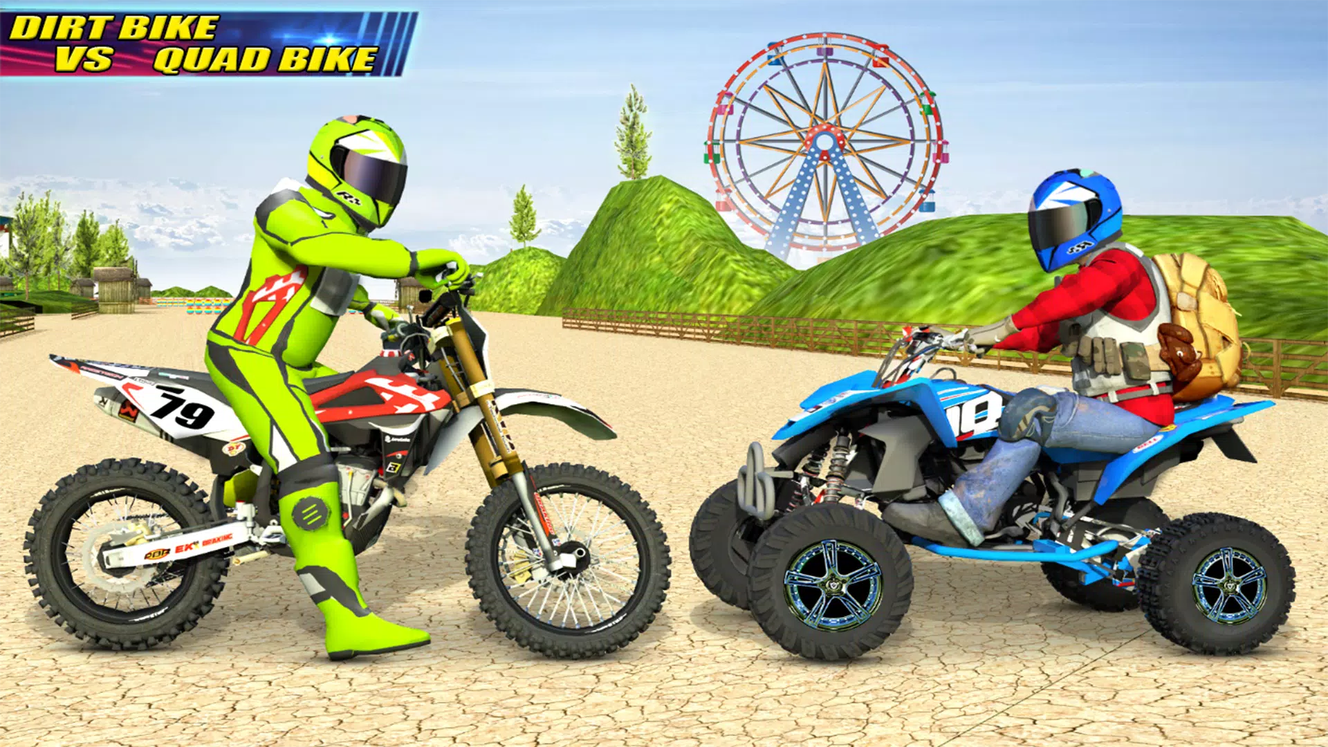Motocross Dirt Bike Race Game 螢幕截圖 1