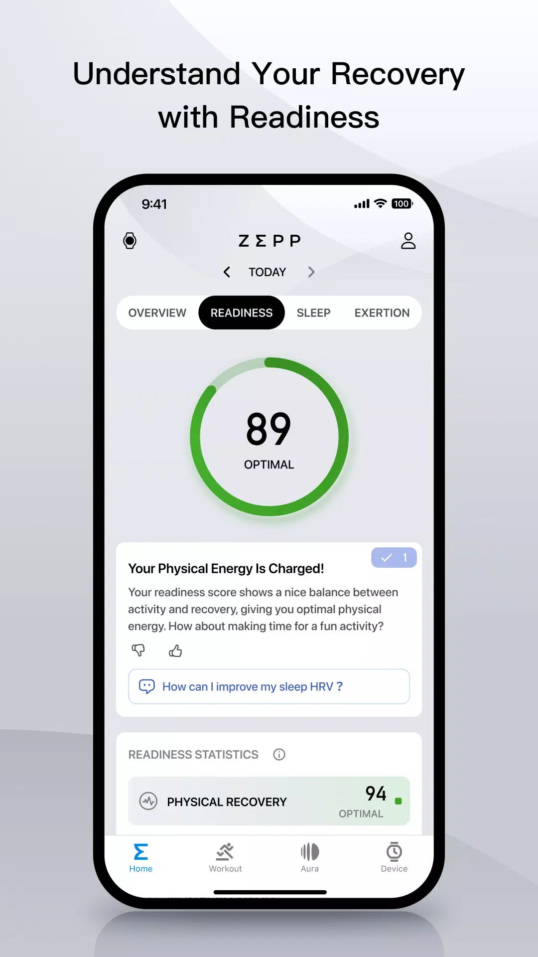 Zepp（formerly Amazfit） Tangkapan skrin 1