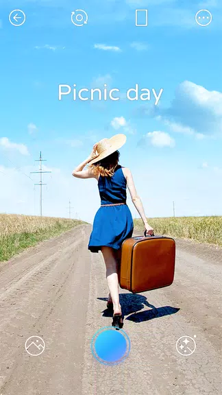PICNIC 피크닉  - 맑은 하늘 필터 카메라 스크린샷 1