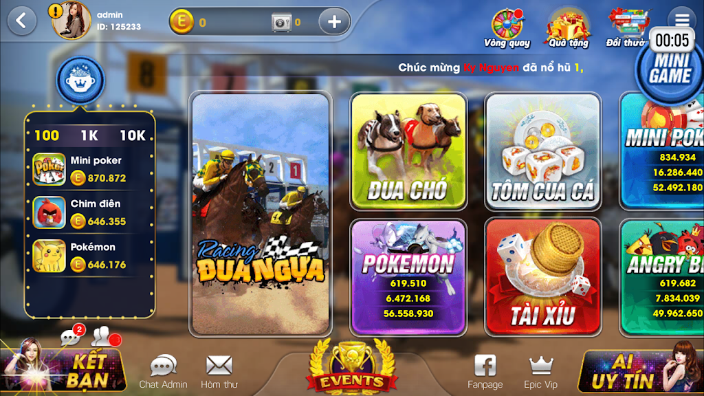 Schermata Epic JackPot: Đại gia Game bai Club 0