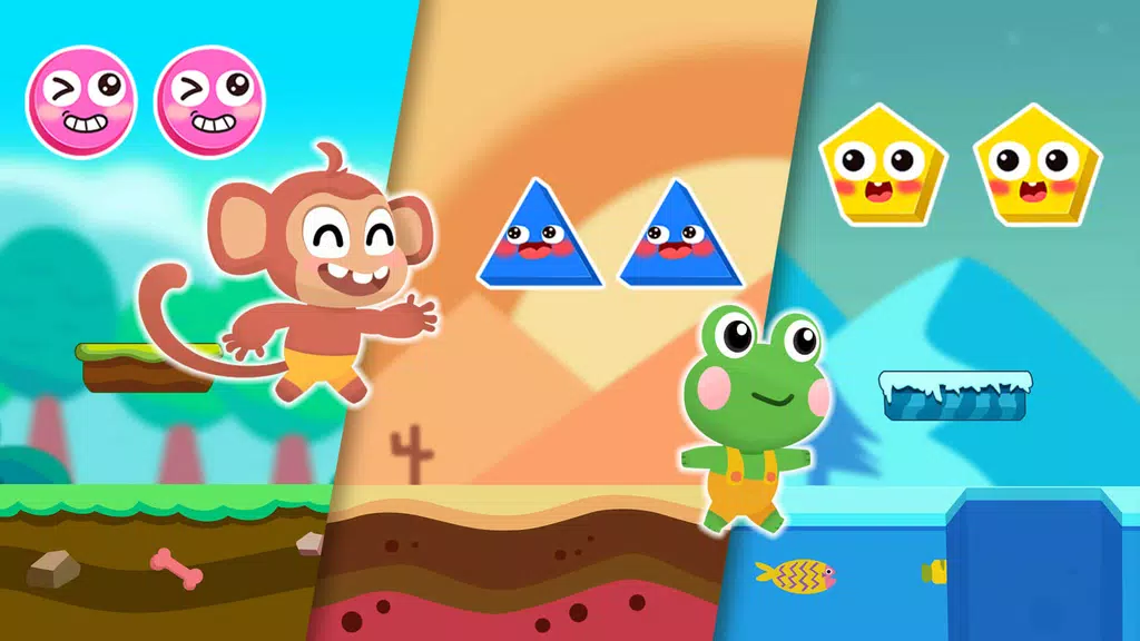 Kids Games : Shapes & Colors Tangkapan skrin 2