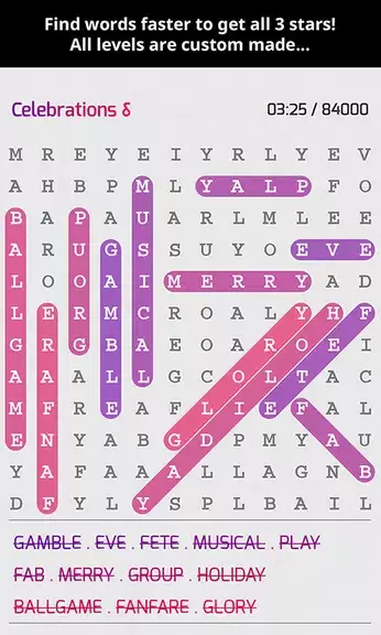 Super Word Search Puzzles Tangkapan skrin 0