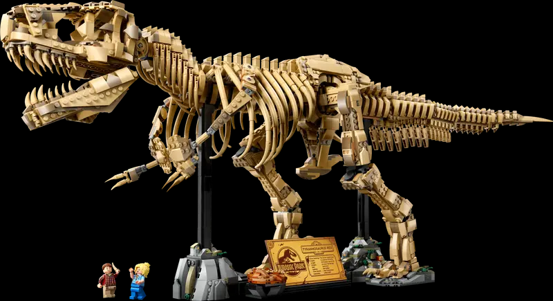 LEGO memperkenalkan set rangka T-Rex Jurassic Park yang besar