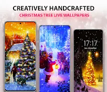 Christmas Tree Live Wallpaper Ảnh chụp màn hình 1