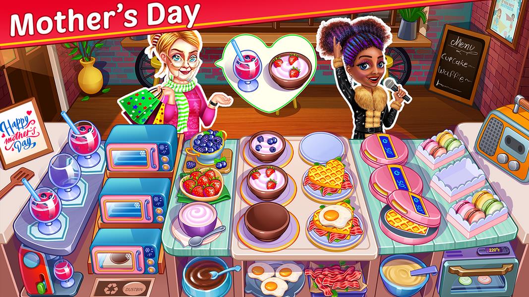 Halloween Street Food Shop Restaurant Game स्क्रीनशॉट 3