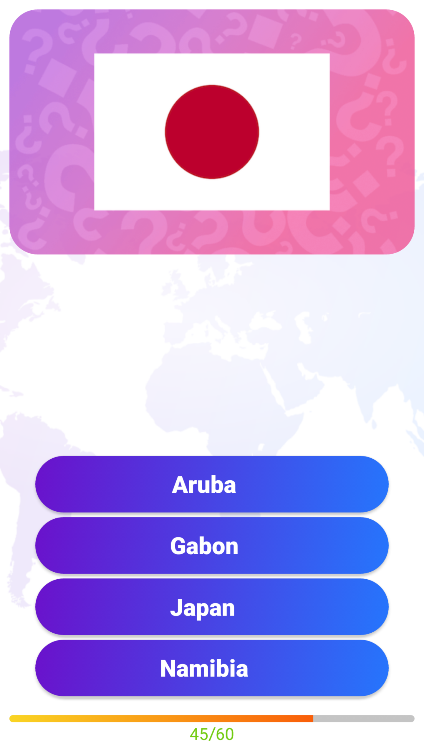 Flags of the World Quiz Game Screenshot 2