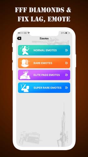 FFF Skin Tools Diamond & Emote Captura de pantalla 3