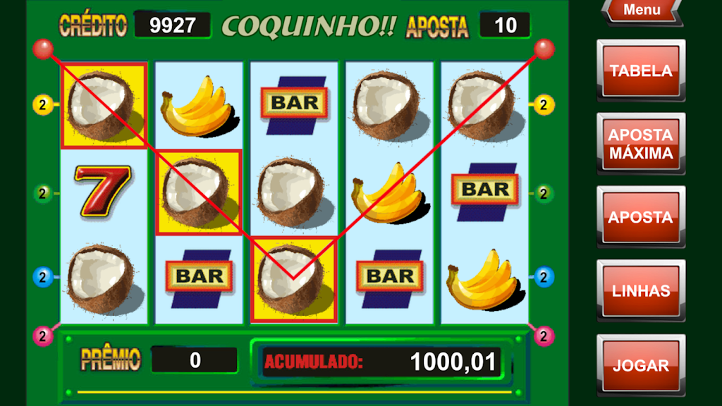 Caça Níquel do Coquinho Captura de tela 0