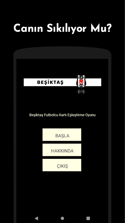 Beşiktaş Futbolcu Kart Eşleştirme Oyunu 螢幕截圖 0