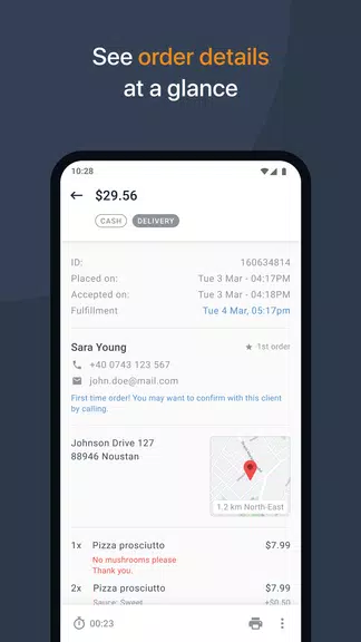 Restaurant Order-Taking App Screenshot 1